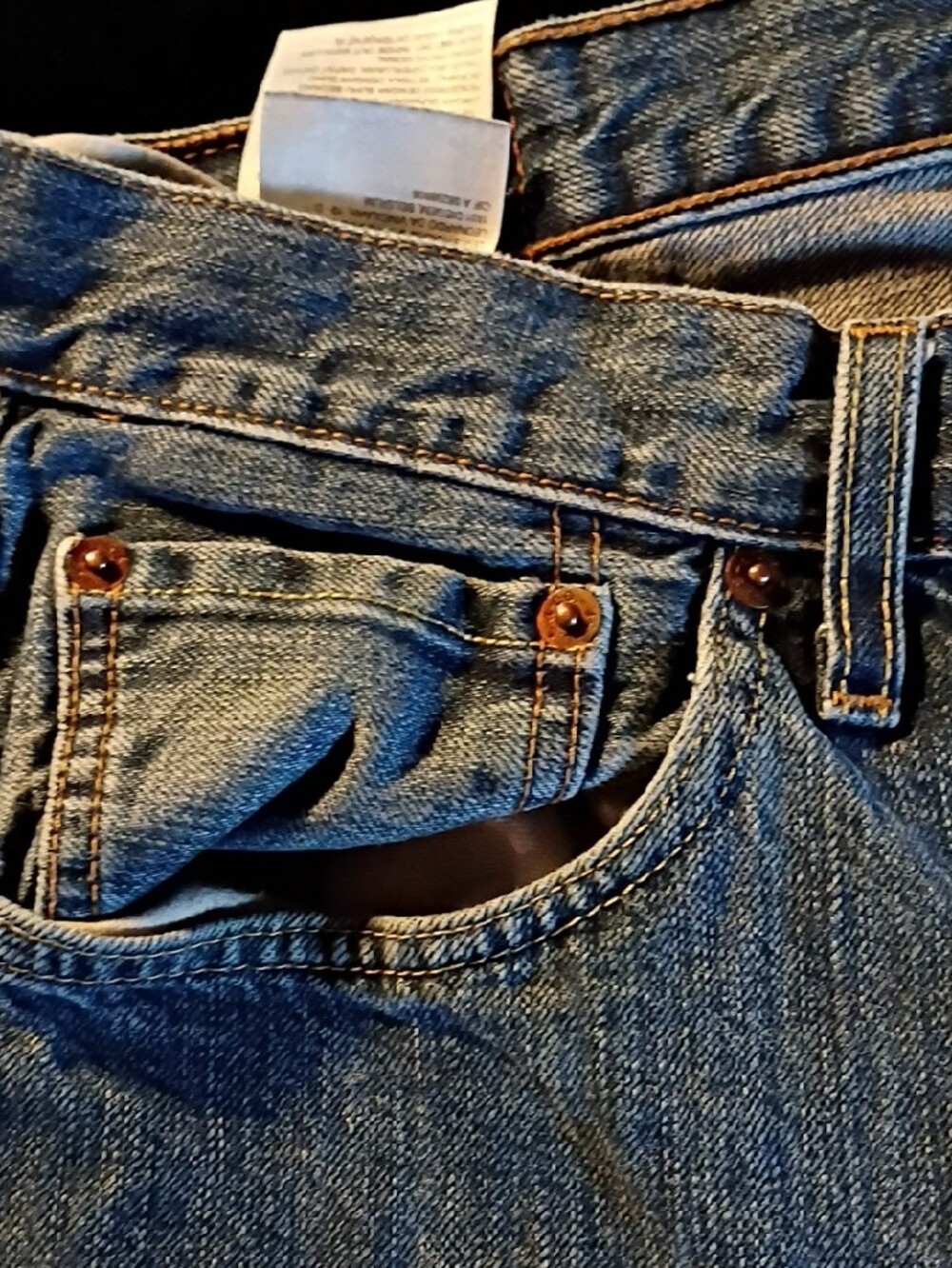 Levi's blue relaxed fit men's jeans - Picture 7 of 8